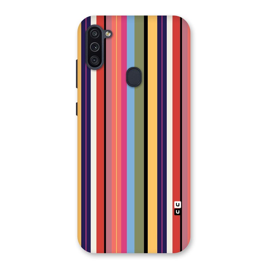 Wrapping Stripes Back Case for Galaxy M11