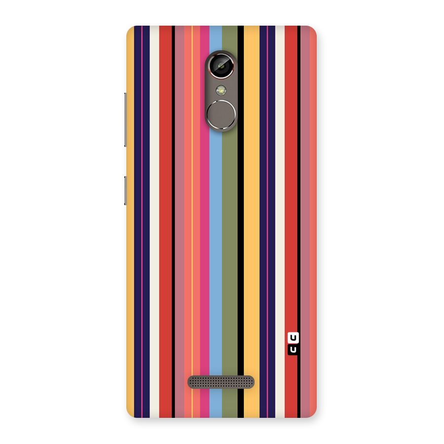 Wrapping Stripes Back Case for Gionee S6s