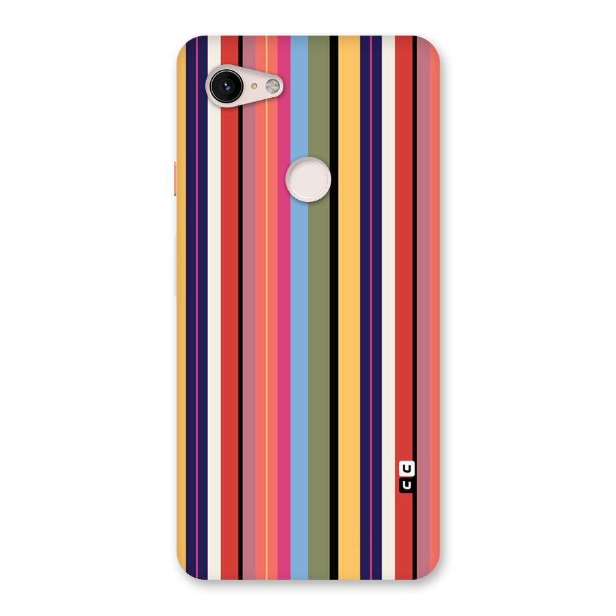 Wrapping Stripes Back Case for Google Pixel 3 XL