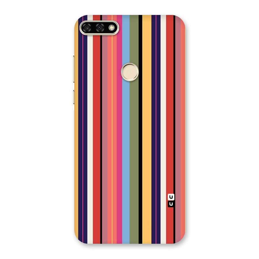 Wrapping Stripes Back Case for Honor 7A