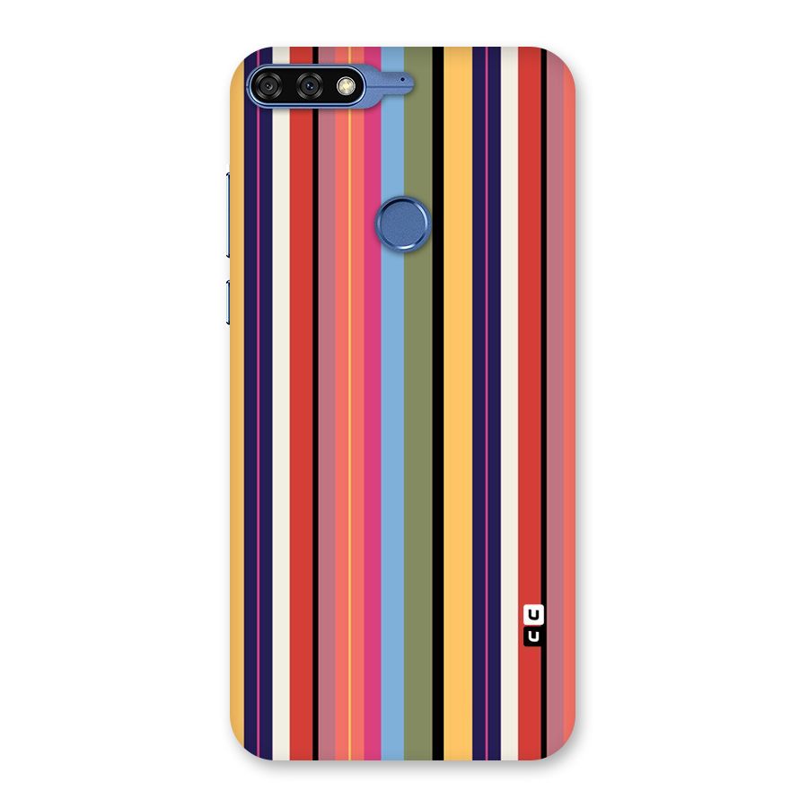 Wrapping Stripes Back Case for Honor 7C