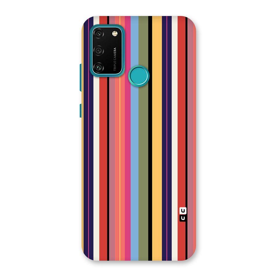 Wrapping Stripes Back Case for Honor 9A