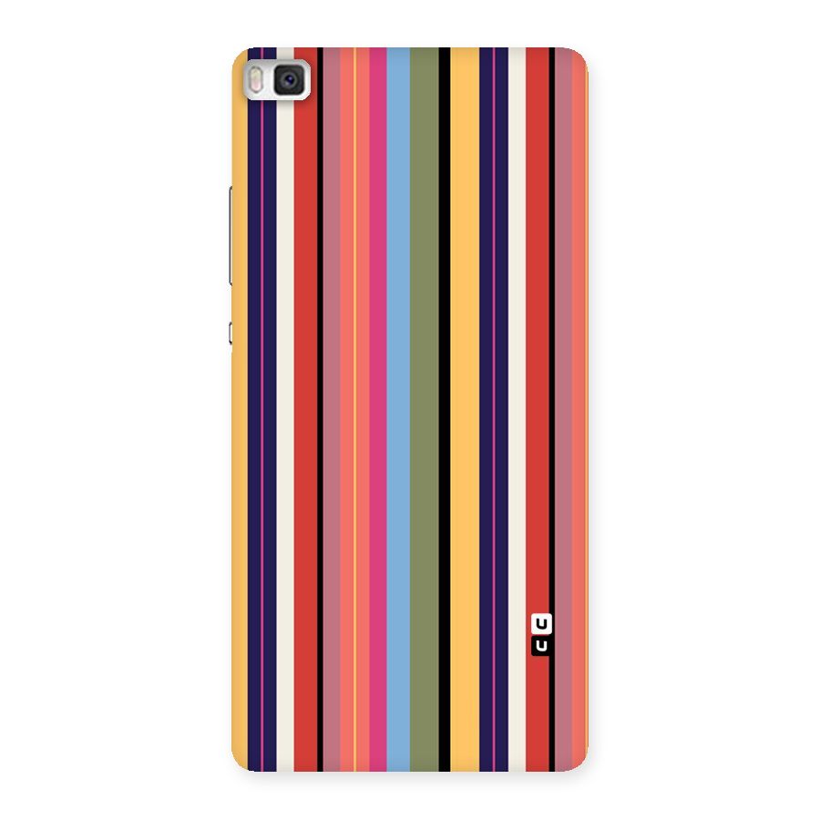 Wrapping Stripes Back Case for Huawei P8