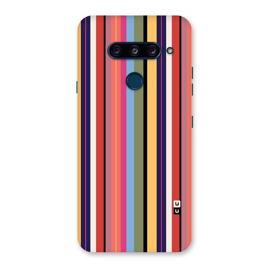Wrapping Stripes Back Case for LG  V40 ThinQ