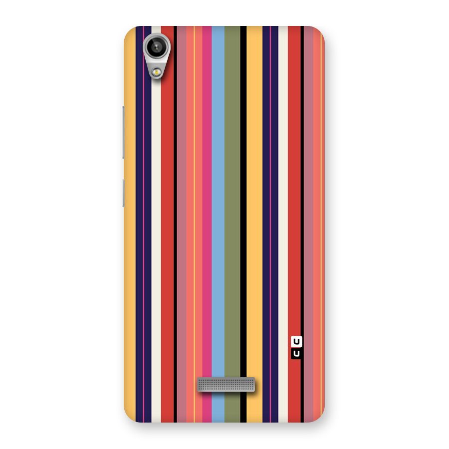 Wrapping Stripes Back Case for Lava-Pixel-V1
