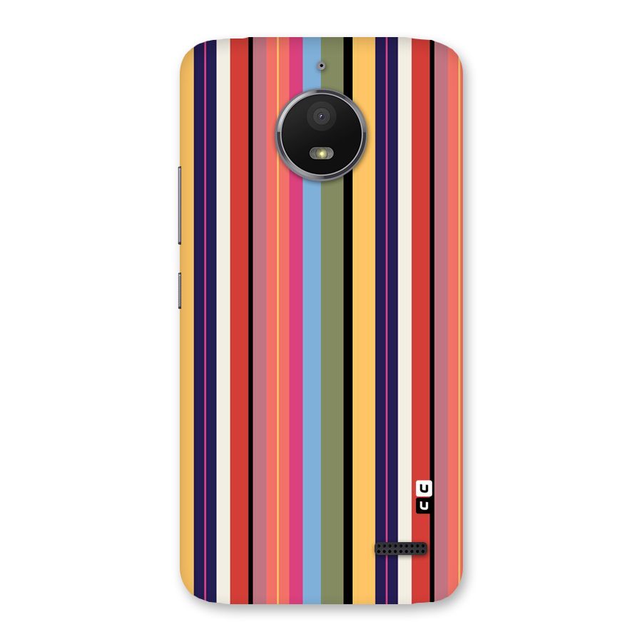 Wrapping Stripes Back Case for Moto E4