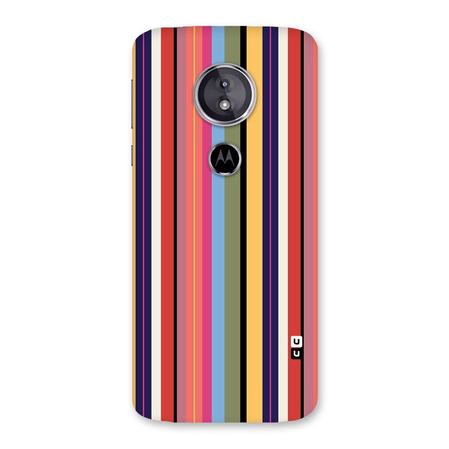 Wrapping Stripes Back Case for Moto E5