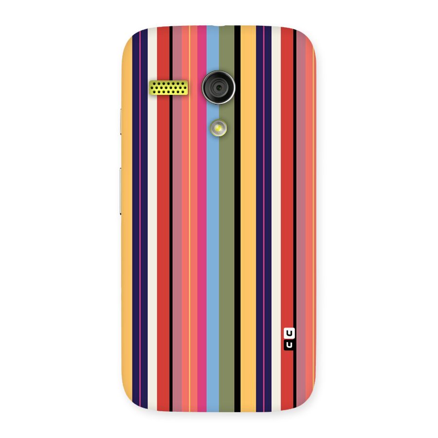 Wrapping Stripes Back Case for Moto G