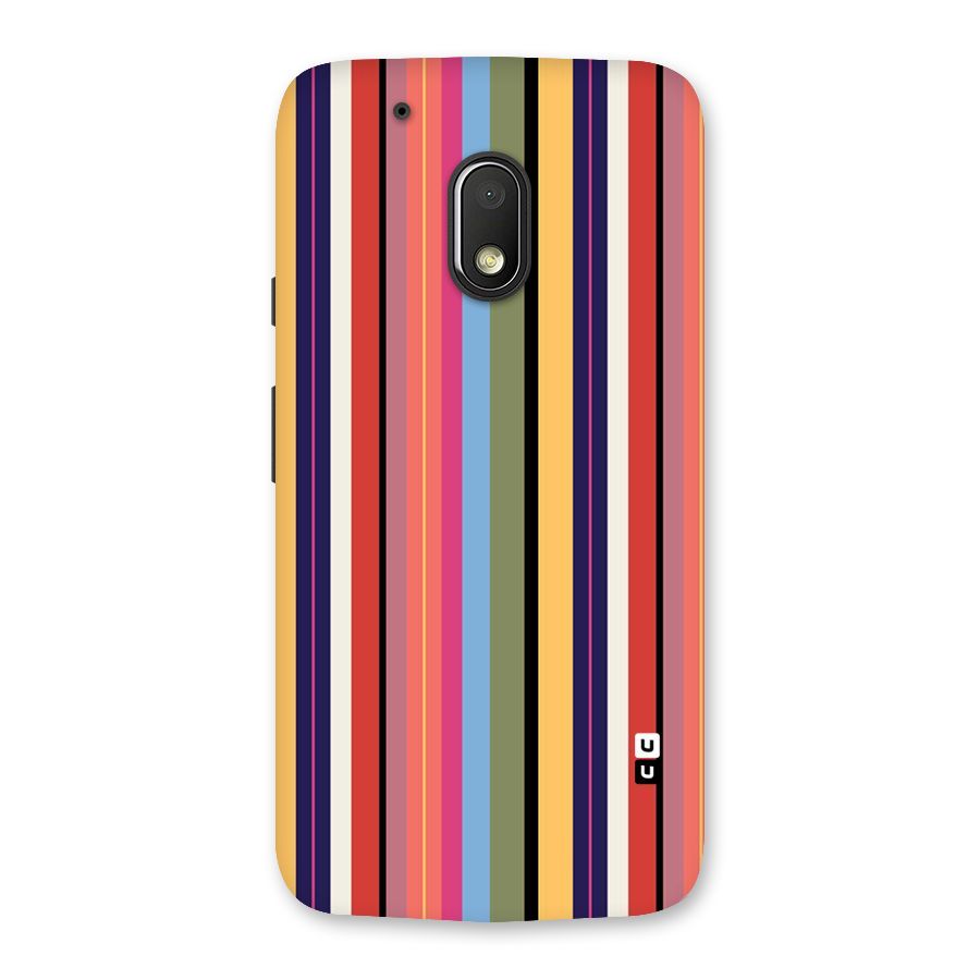 Wrapping Stripes Back Case for Moto G4 Play