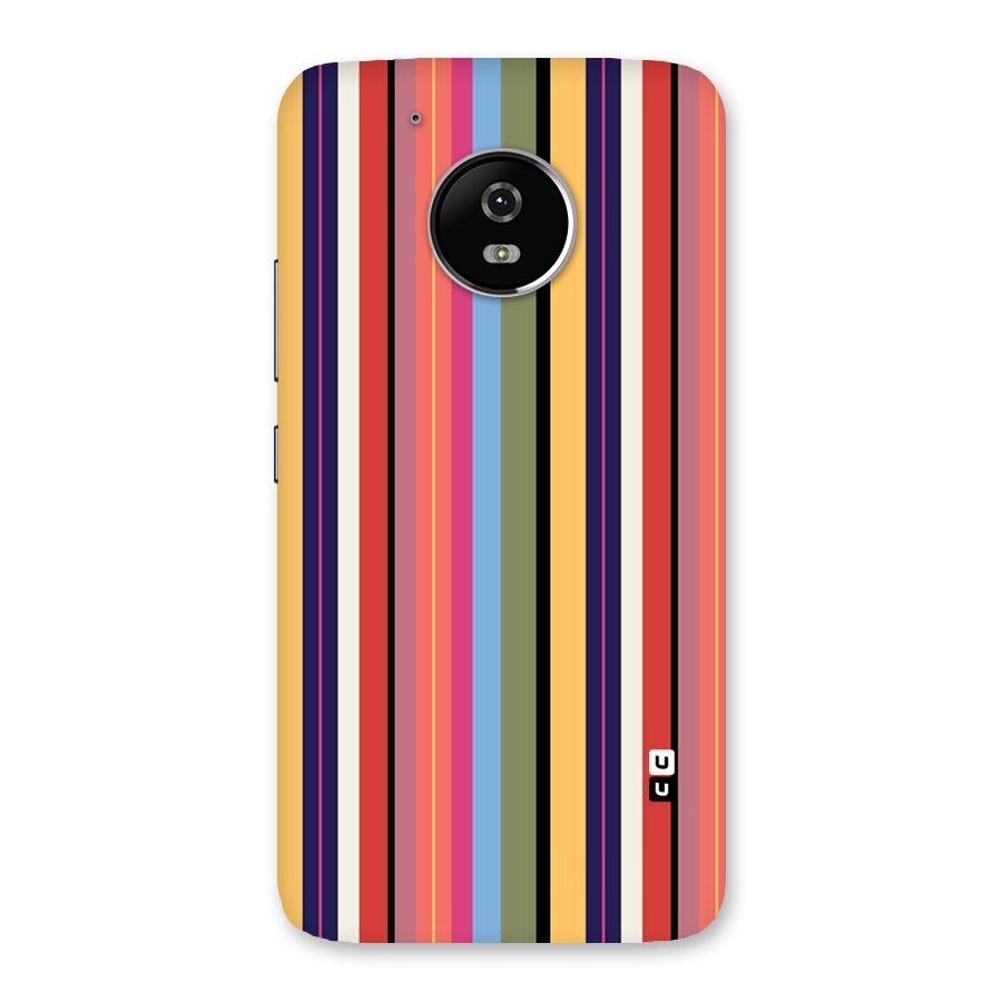 Wrapping Stripes Back Case for Moto G5