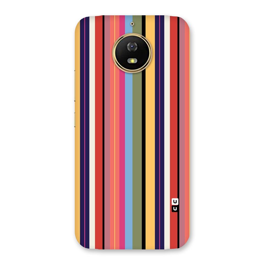 Wrapping Stripes Back Case for Moto G5s