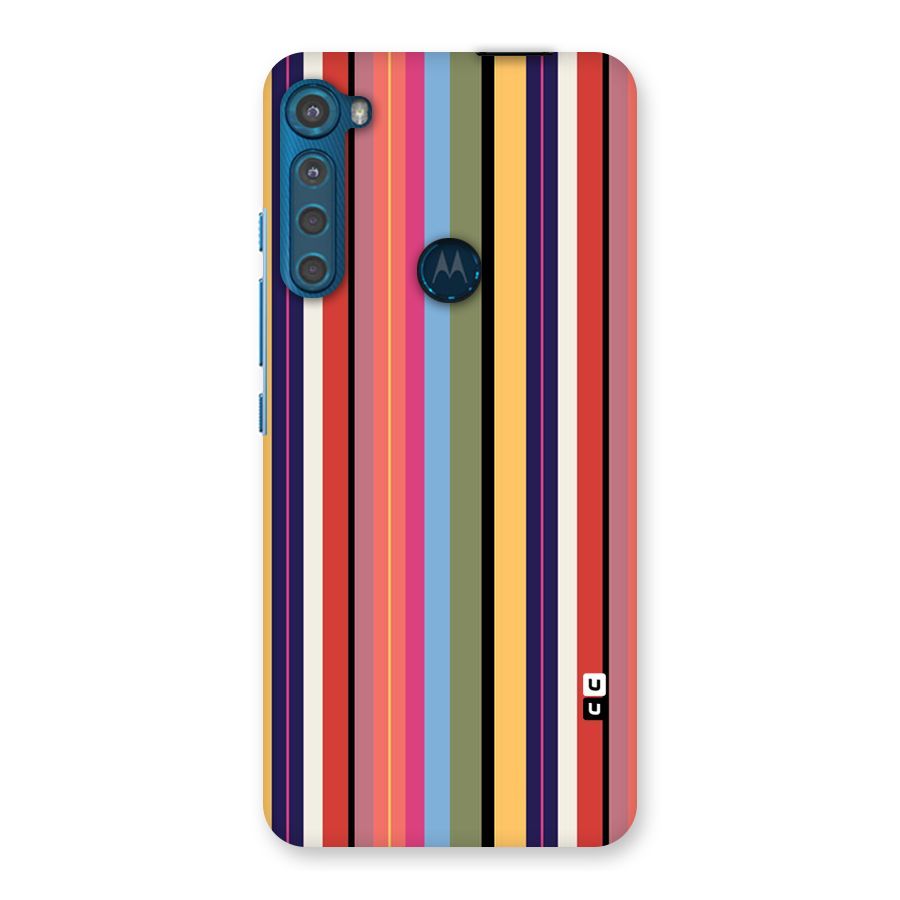 Wrapping Stripes Back Case for Motorola One Fusion Plus