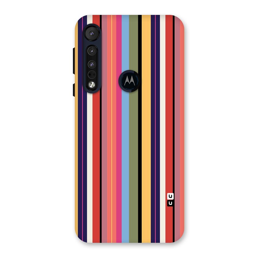 Wrapping Stripes Back Case for Motorola One Macro