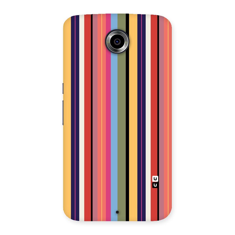 Wrapping Stripes Back Case for Nexsus 6