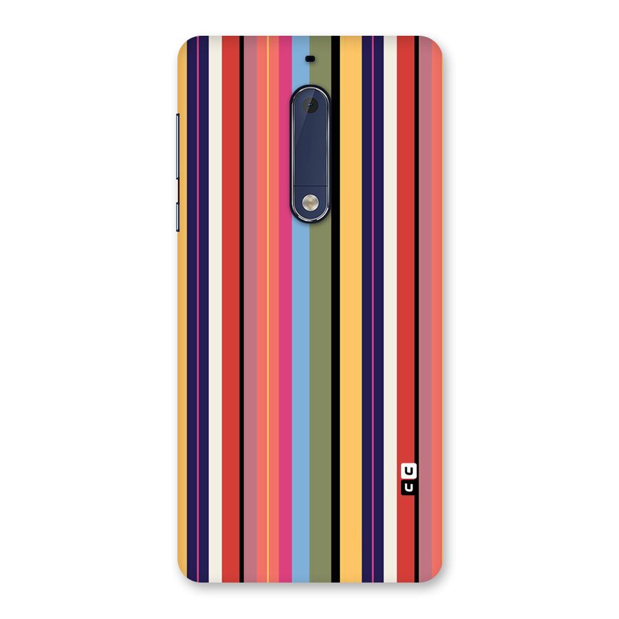 Wrapping Stripes Back Case for Nokia 5