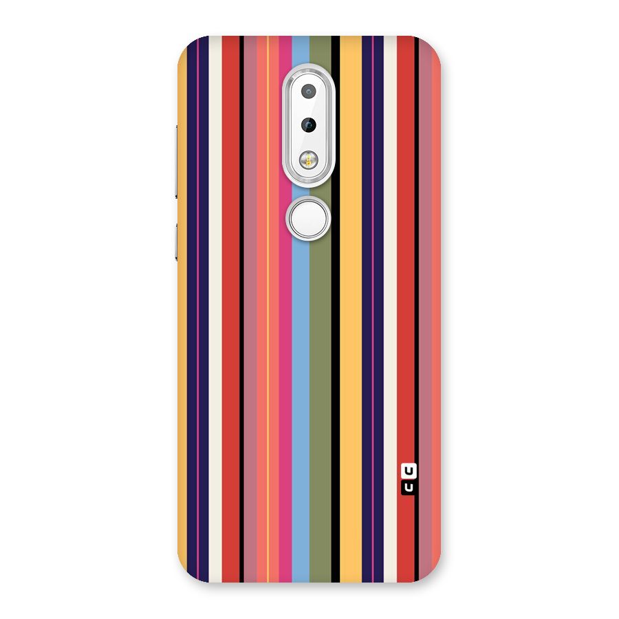 Wrapping Stripes Back Case for Nokia 6.1 Plus