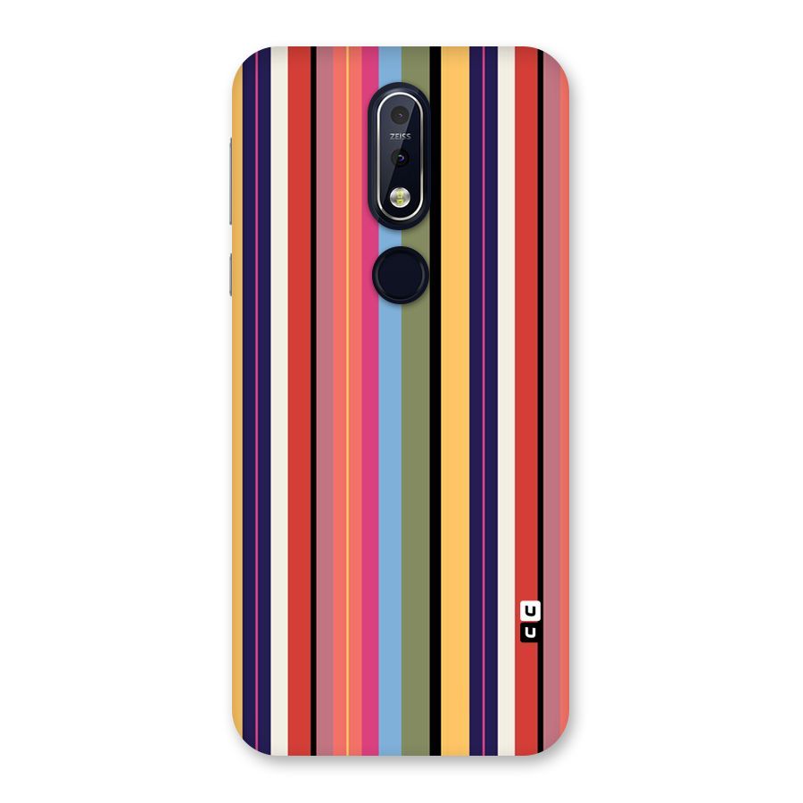 Wrapping Stripes Back Case for Nokia 7.1