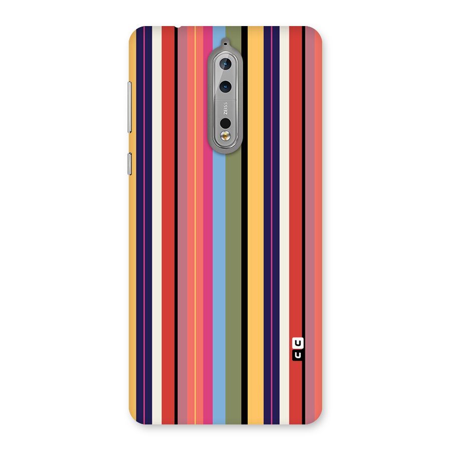 Wrapping Stripes Back Case for Nokia 8