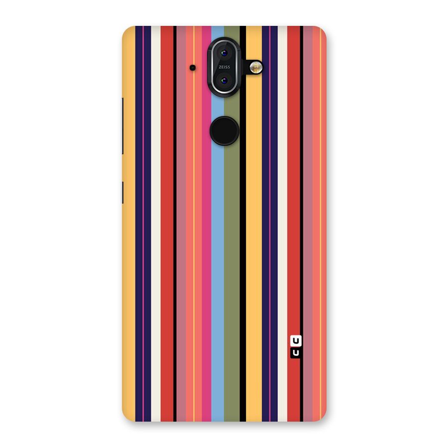 Wrapping Stripes Back Case for Nokia 8 Sirocco