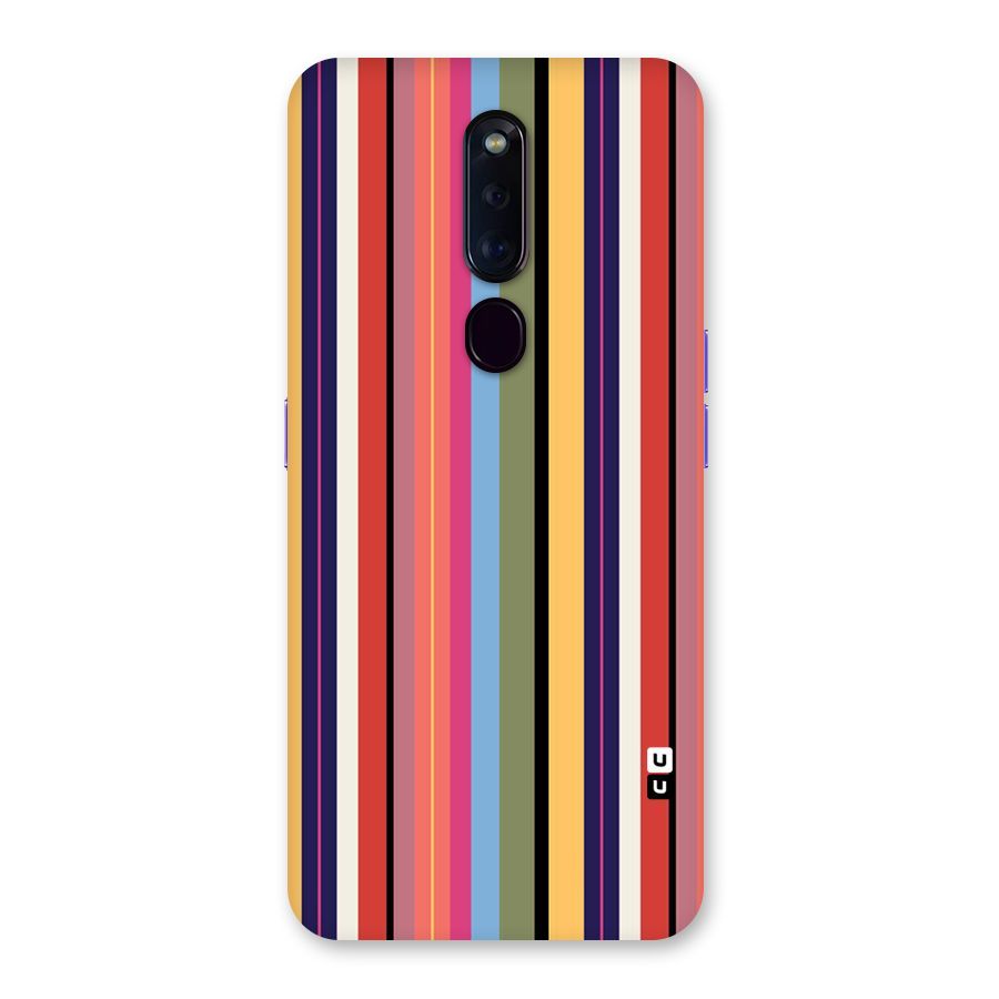 Wrapping Stripes Back Case for Oppo F11 Pro