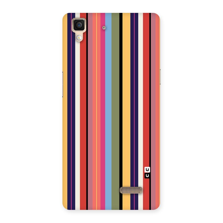 Wrapping Stripes Back Case for Oppo R7