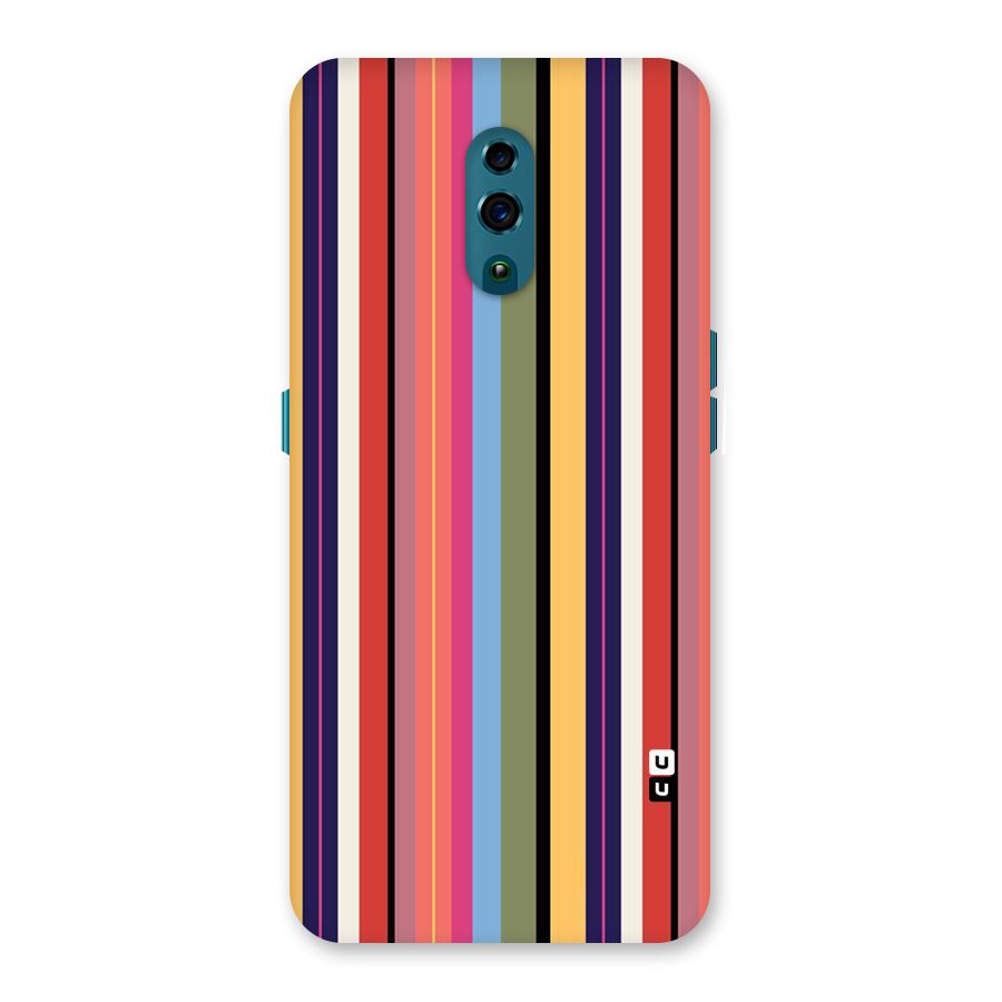 Wrapping Stripes Back Case for Oppo Reno