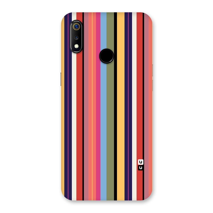 Wrapping Stripes Back Case for Realme 3