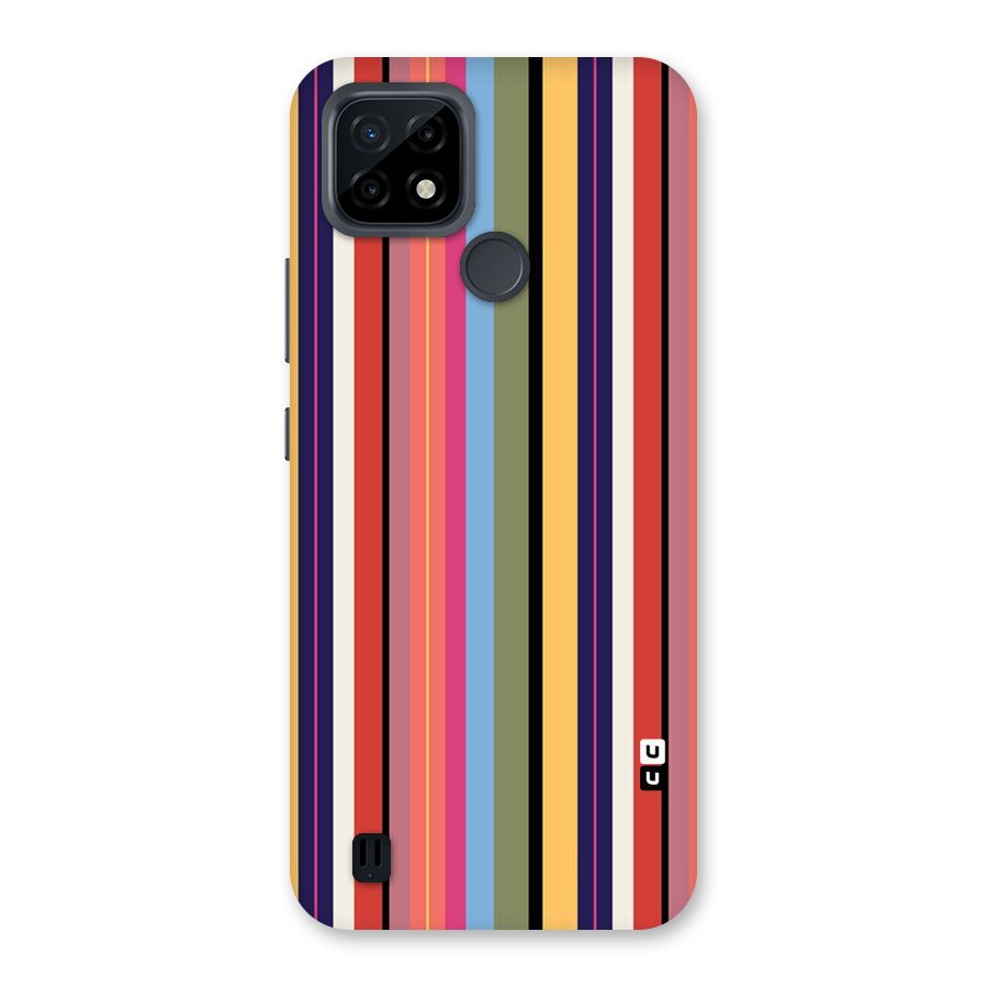 Wrapping Stripes Back Case for Realme C21