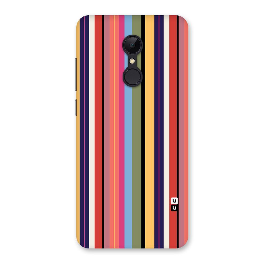 Wrapping Stripes Back Case for Redmi 5