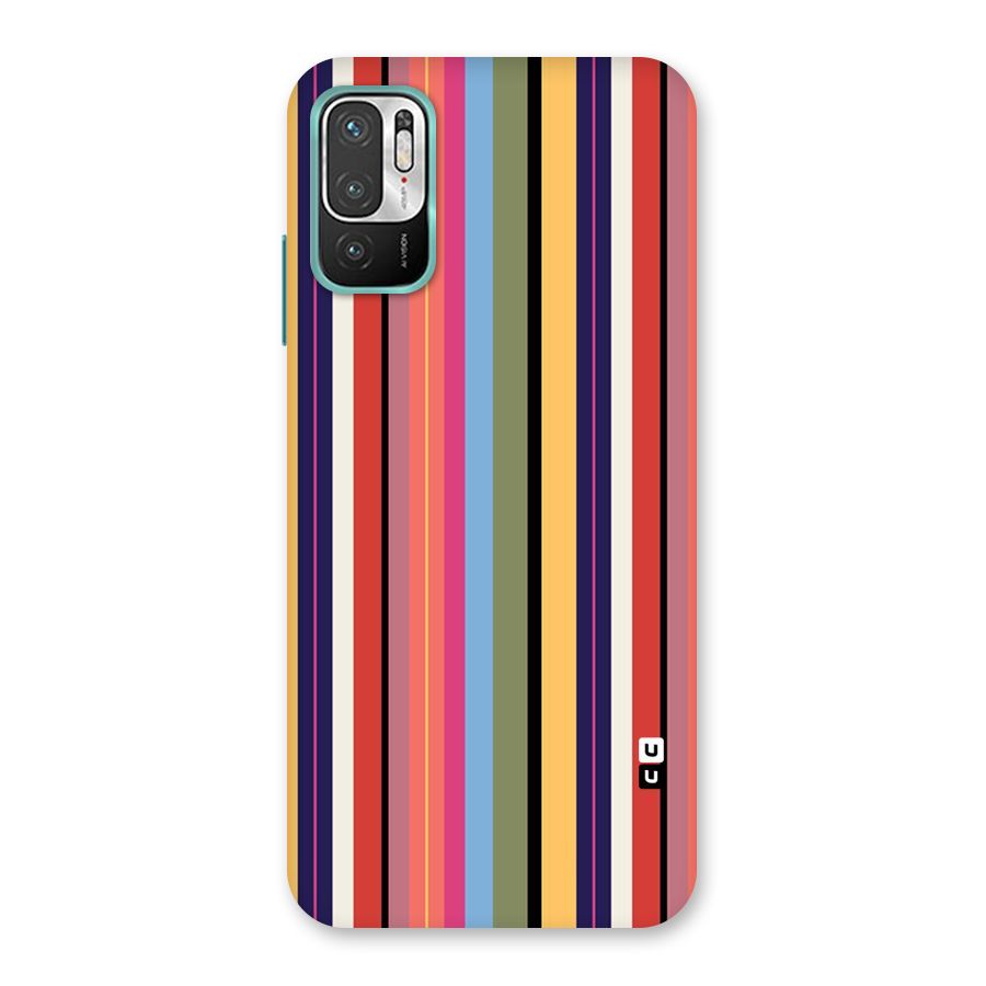 Wrapping Stripes Back Case for Redmi Note 10T 5G
