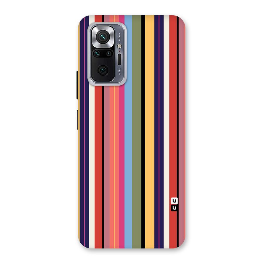 Wrapping Stripes Back Case for Redmi Note 10 Pro Max