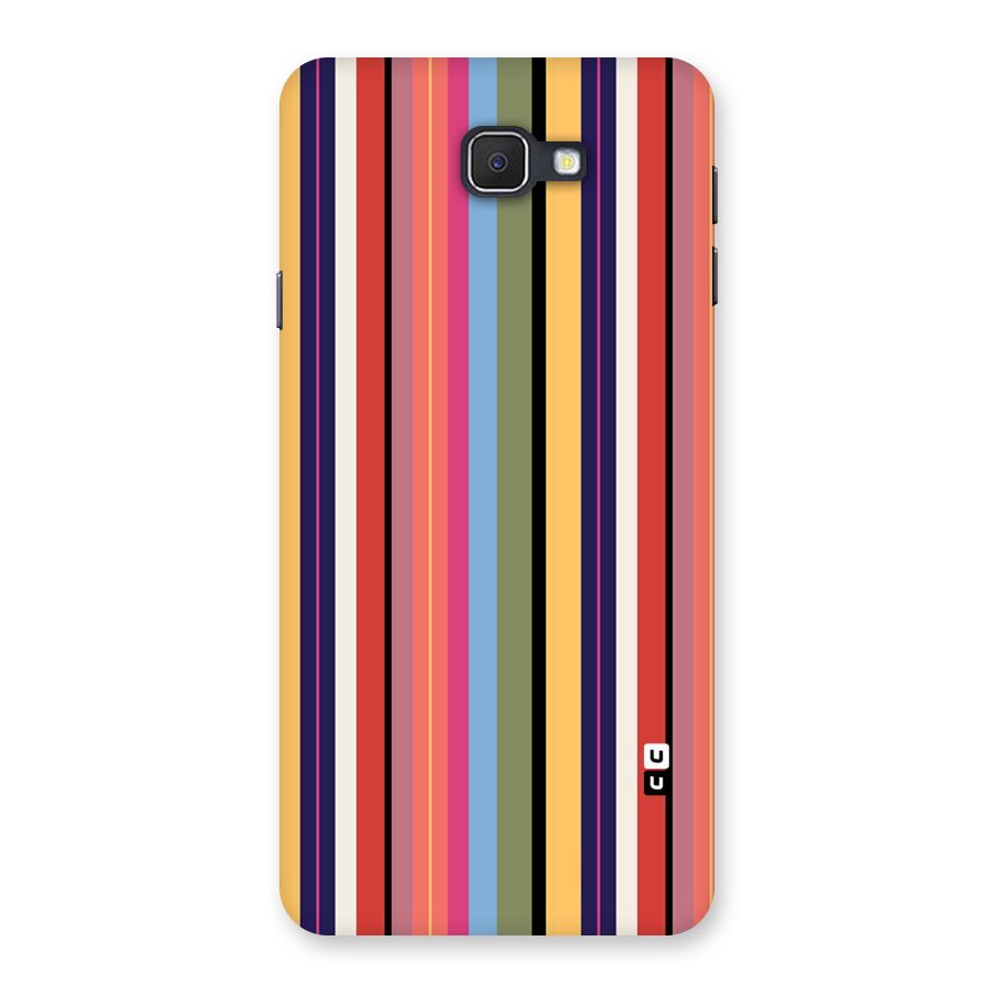 Wrapping Stripes Back Case for Samsung Galaxy J7 Prime
