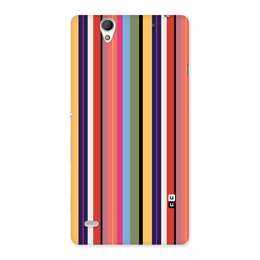 Wrapping Stripes Back Case for Sony Xperia C4
