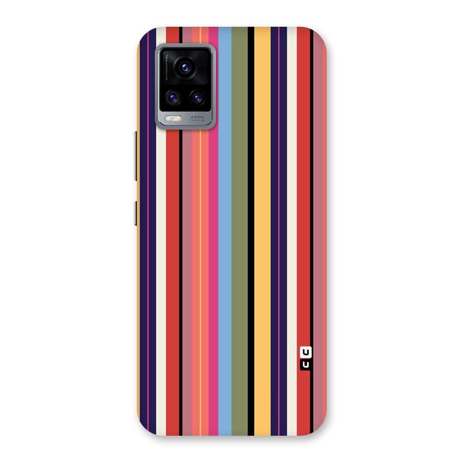 Wrapping Stripes Back Case for Vivo V20