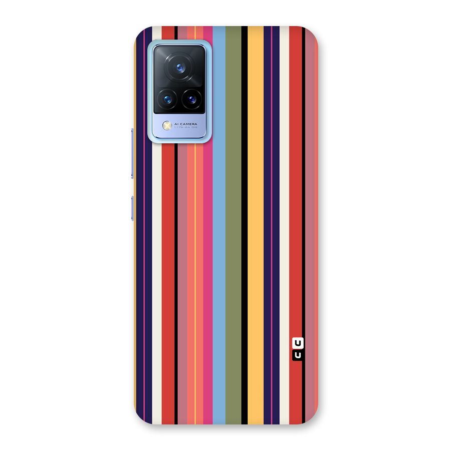Wrapping Stripes Back Case for Vivo V21 5G