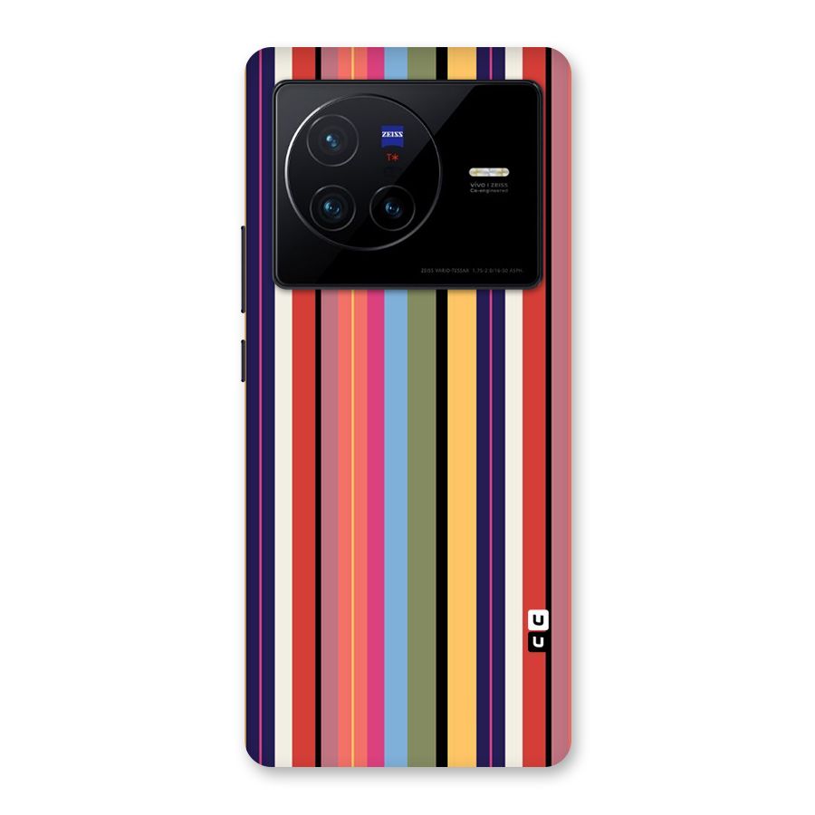 Wrapping Stripes Back Case for Vivo X80