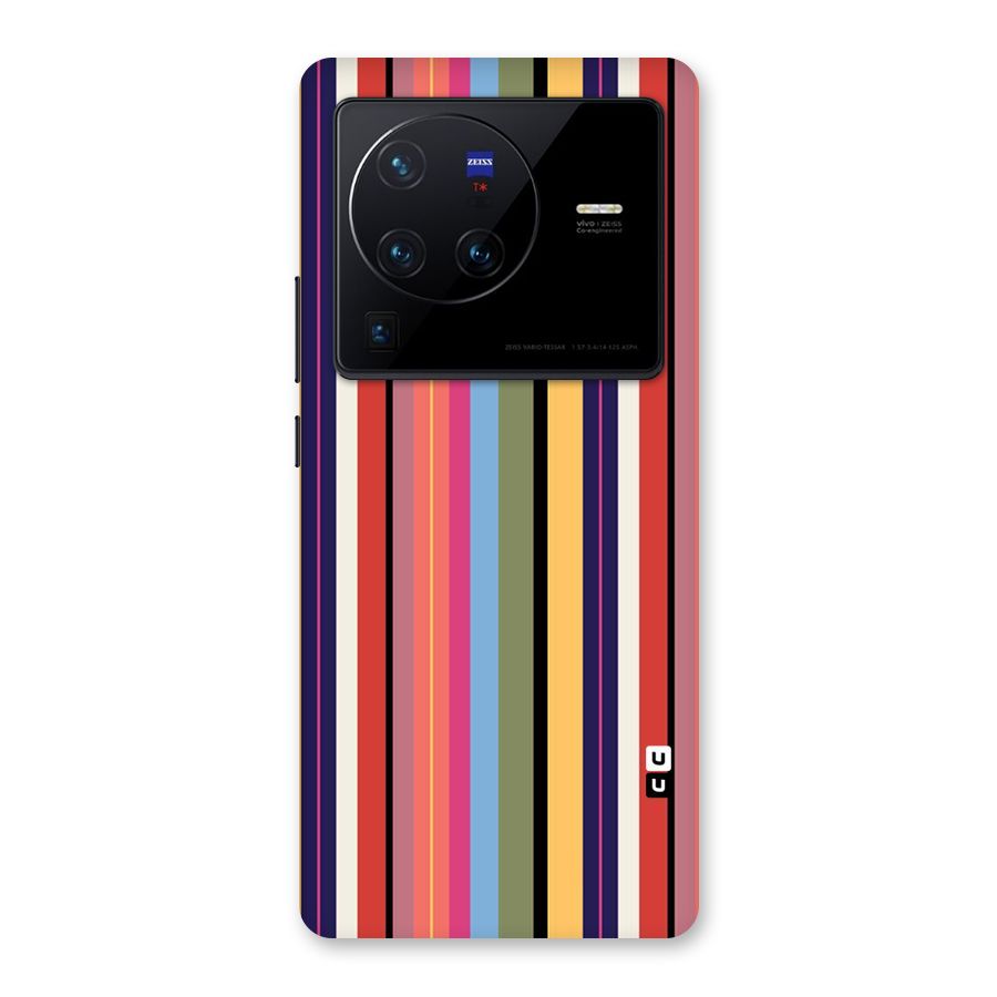 Wrapping Stripes Back Case for Vivo X80 Pro