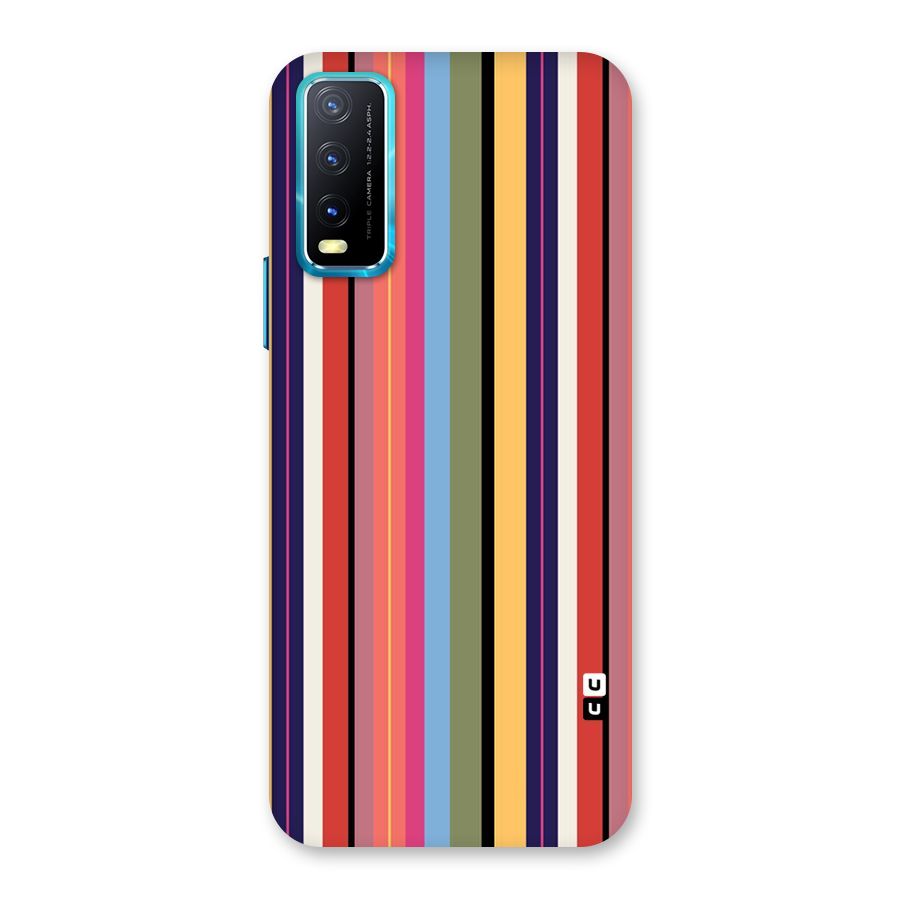 Wrapping Stripes Back Case for Vivo Y20A