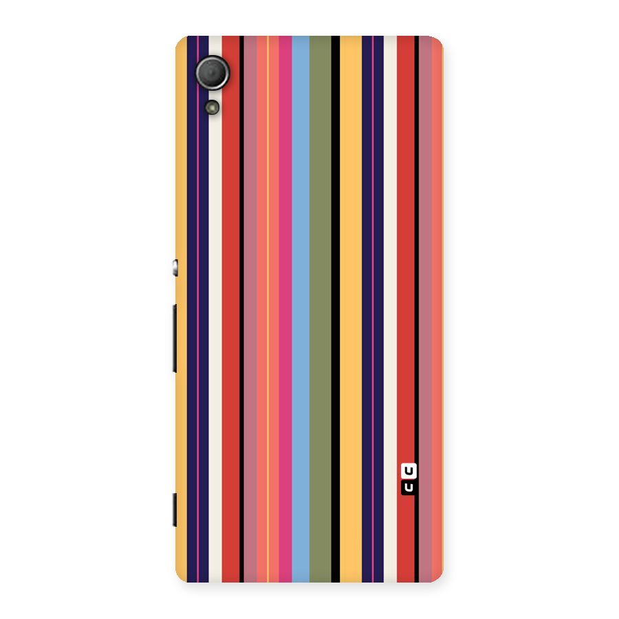 Wrapping Stripes Back Case for Xperia Z3 Plus