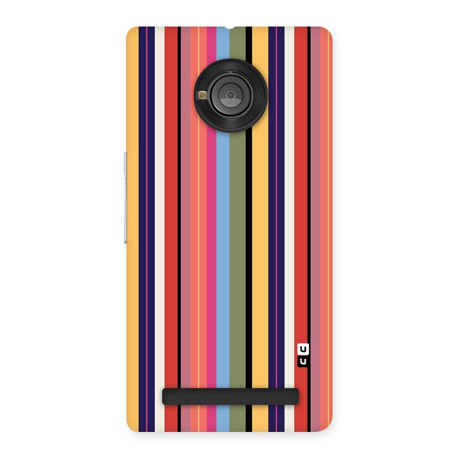 Wrapping Stripes Back Case for Yu Yunique