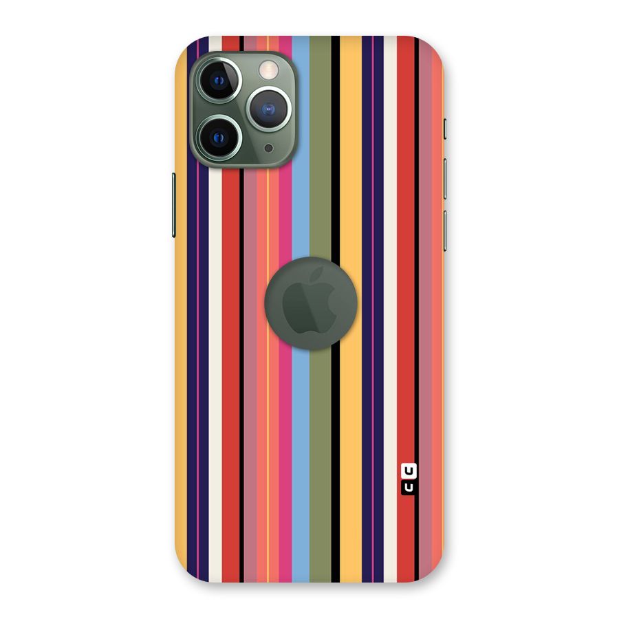 Wrapping Stripes Back Case for iPhone 11 Pro Logo  Cut