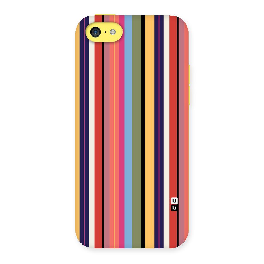 Wrapping Stripes Back Case for iPhone 5C