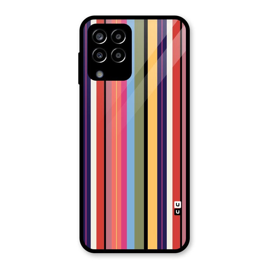 Wrapping Stripes Glass Back Case for Galaxy M33