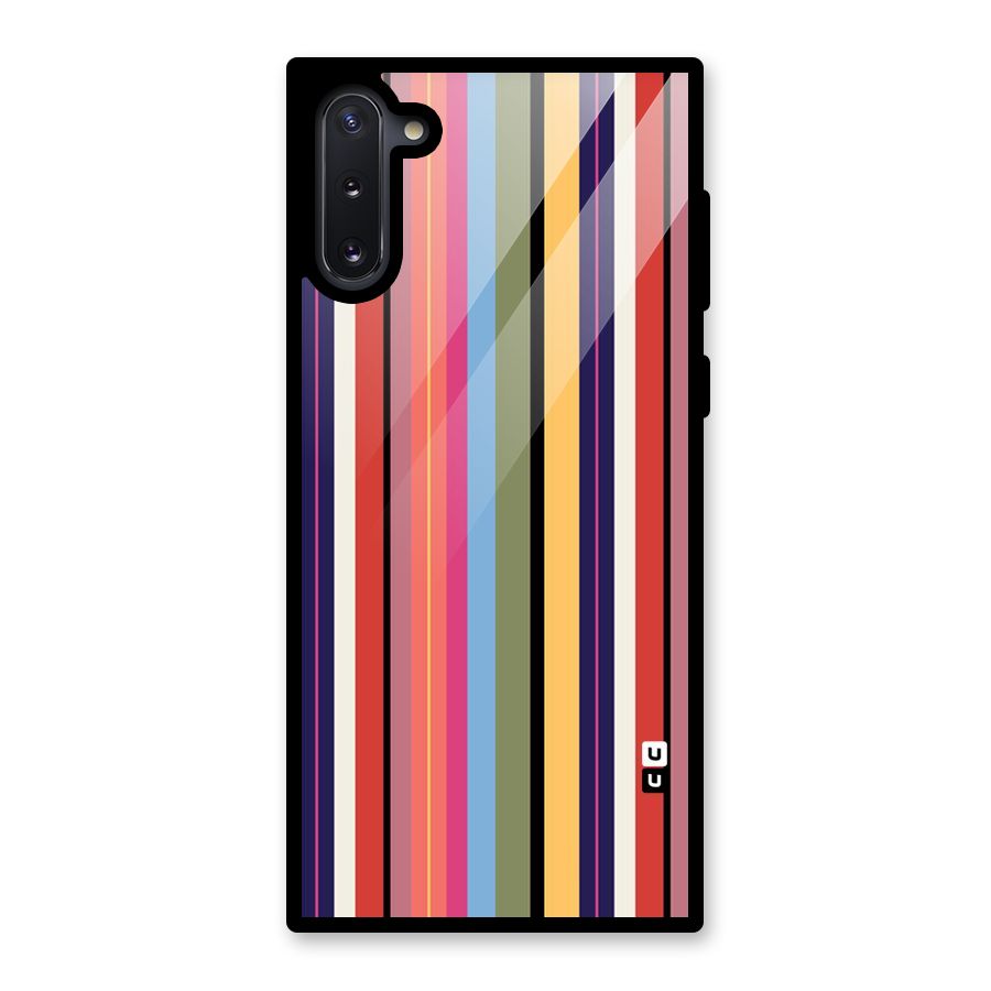 Wrapping Stripes Glass Back Case for Galaxy Note 10