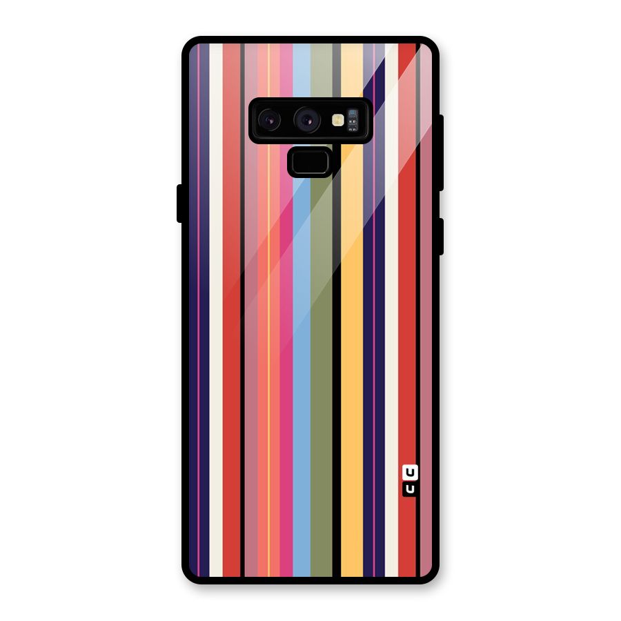 Wrapping Stripes Glass Back Case for Galaxy Note 9