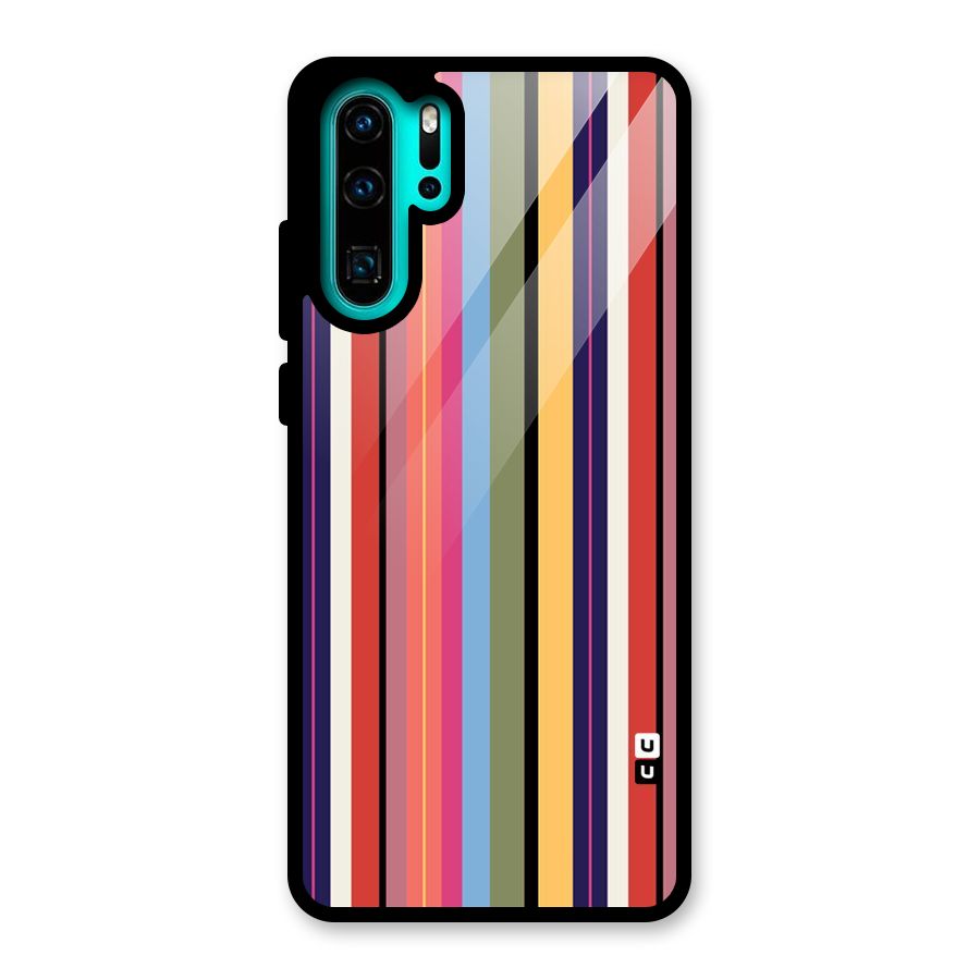 Wrapping Stripes Glass Back Case for Huawei P30 Pro