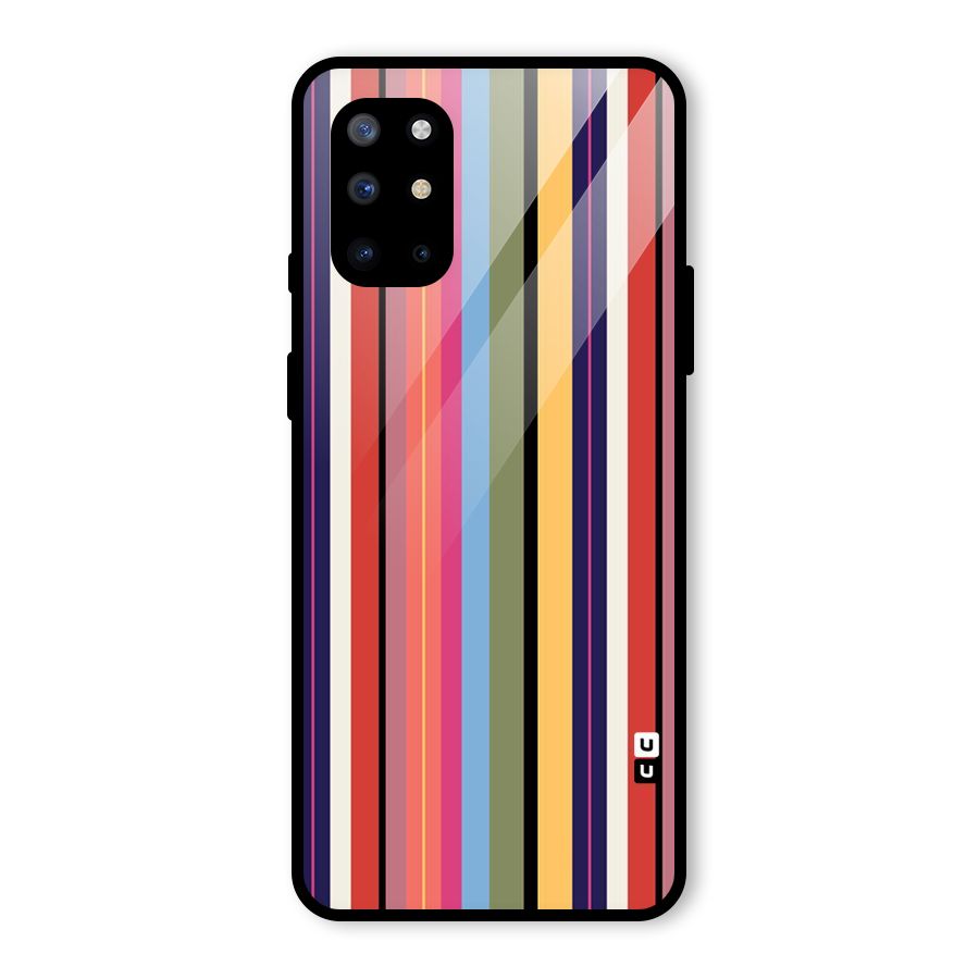 Wrapping Stripes Glass Back Case for OnePlus 8T