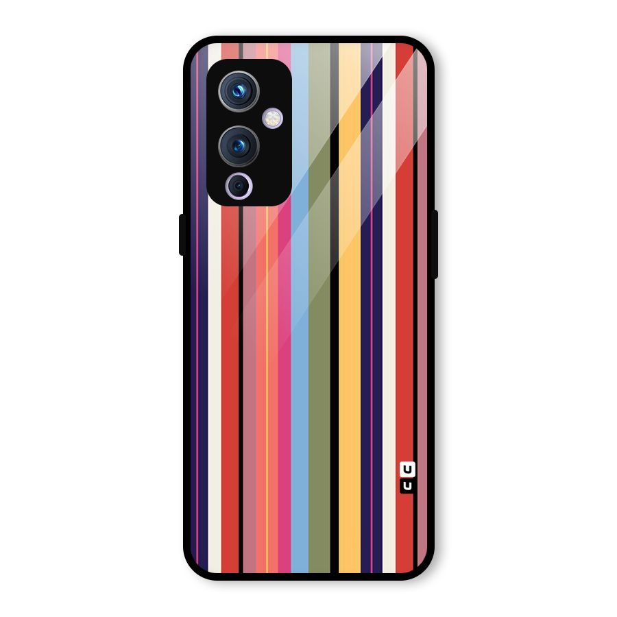 Wrapping Stripes Glass Back Case for OnePlus 9