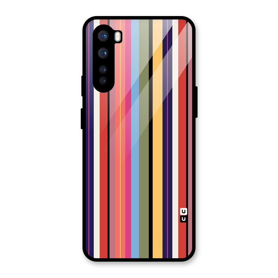 Wrapping Stripes Glass Back Case for OnePlus Nord