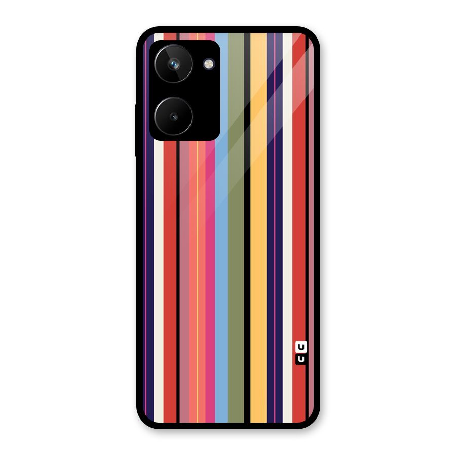 Wrapping Stripes Glass Back Case for Realme 10